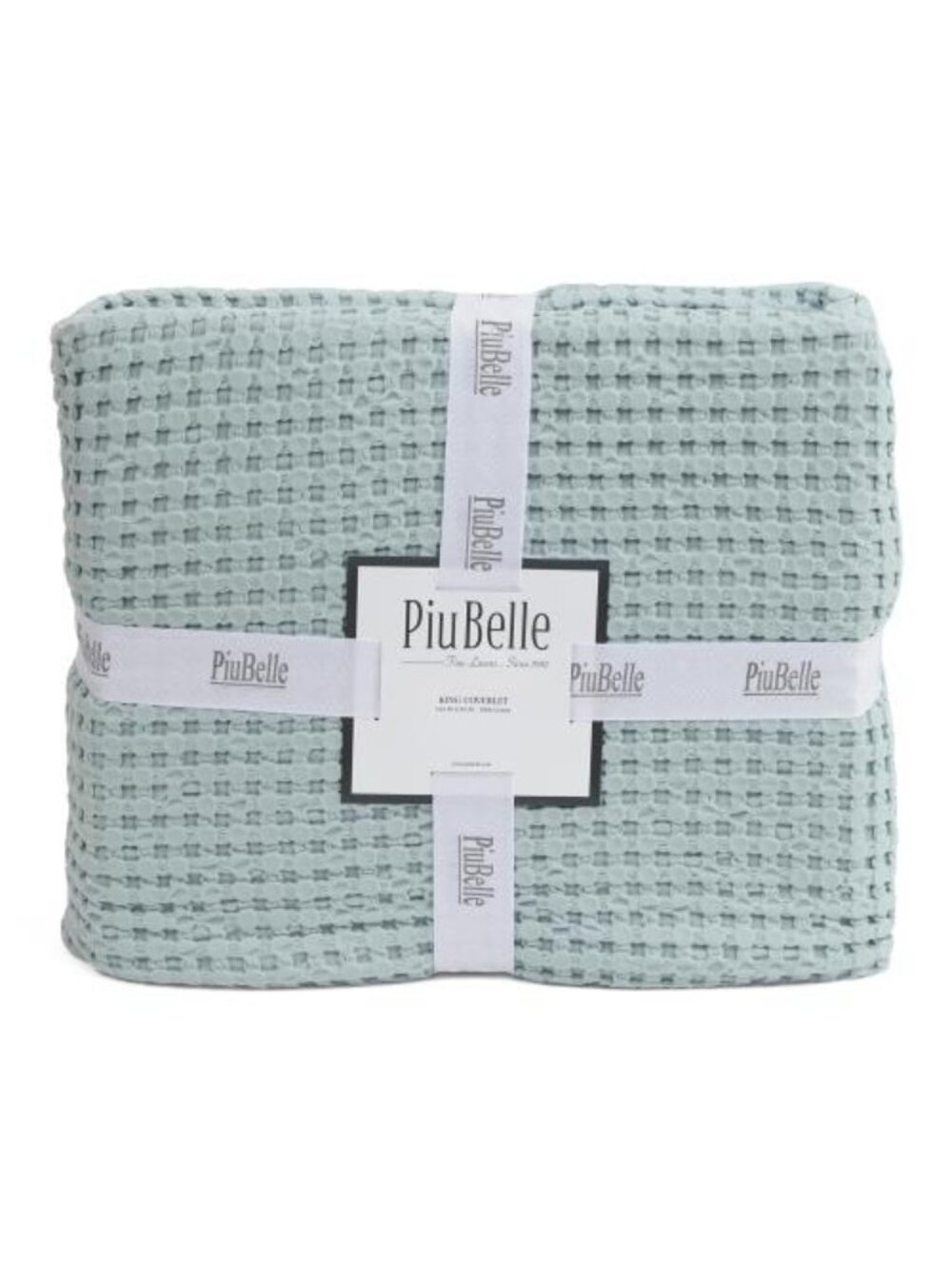 PIUBELE Made In Portugal Textured Coverlet